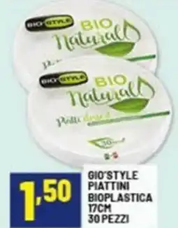 Risparmio Casa Gio'style piattini bioplastica offerta