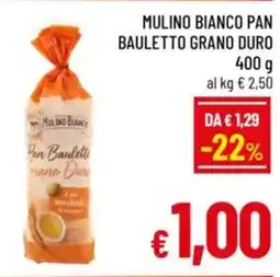 A&O Mulino bianco pan bauletto grano duro offerta