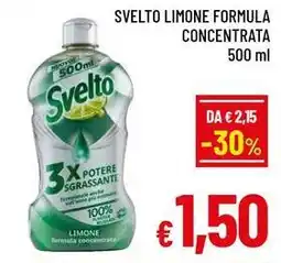 A&O Svelto limone formula concentrata offerta