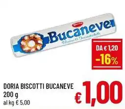 A&O Doria biscotti bucaneve offerta