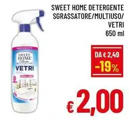 A&O Sweet home detergente sgrassatore/multiuso/ vetri offerta