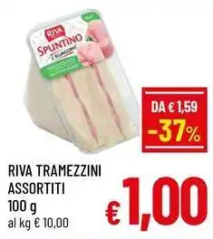 A&O Riva tramezzini assortiti offerta