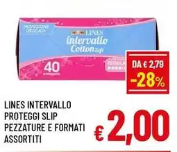 A&O Lines intervallo proteggi slip pezzature e formati assortiti offerta