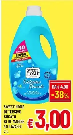 A&O Sweet home detersivo bucato blue marine offerta