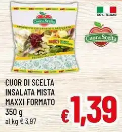 A&O Cuor di scelta insalata mista maxxi formato offerta