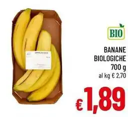 A&O Bio banane biologiche offerta
