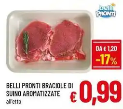 A&O Belli pronti braciole di suino aromatizzate offerta
