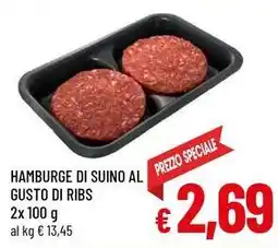 A&O Hamburge di suino al gusto di ribs offerta