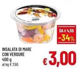 A&O Insalata di mare con verdure offerta
