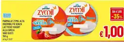 A&O Parmalat zymil alta digeribilità senza lattosio yogurt alla greca vari gusti offerta
