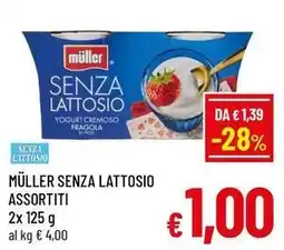 A&O Müller senza lattosio assortiti offerta