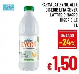 A&O Parmalat zymil alta digeribilità senza lattosio magro digeribile offerta