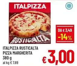 A&O Italpizza rusticalta pizza margherita offerta