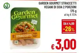 A&O Garden gourmet straccetti vegani di soia 2 porzioni offerta