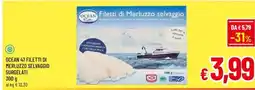 A&O Ocean 47 filetti di merluzzo selvaggio surgelati offerta