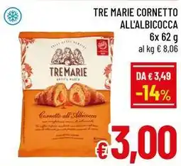 A&O Tre marie cornetto all'albicocca offerta