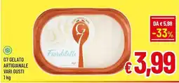 A&O G7 gelato artigianale vari gusti offerta