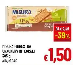 A&O Misura fibrextra crackers integrali offerta