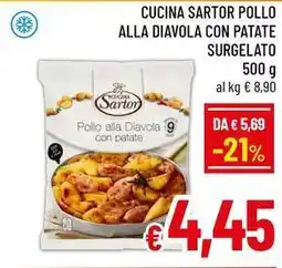 A&O Cucina sartor pollo alla diavola con patate surgelato offerta