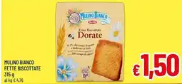 A&O Mulino bianco fette biscottate offerta