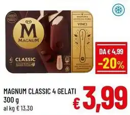 A&O Magnum classic 4 gelati offerta