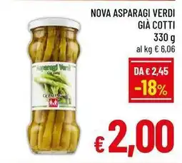 A&O Nova asparagi verdi già cotti offerta