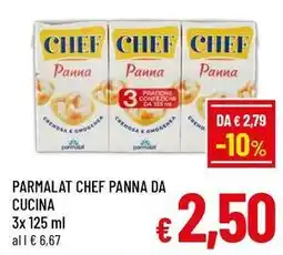 A&O Parmalat chef panna da cucina offerta