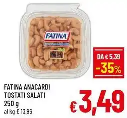 A&O Fatina anacardi tostati salati offerta