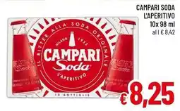 A&O Campari soda l'aperitivo offerta