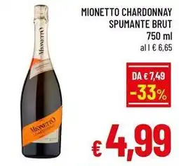 A&O Mionetto chardonnay spumante brut offerta