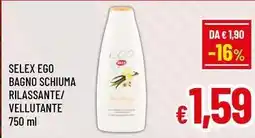 A&O Selex ego bagno schiuma rilassante/ vellutante offerta