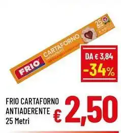 A&O Frio cartaforno antiaderente 25 metri offerta