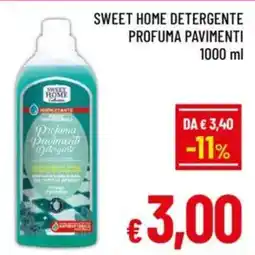 A&O Sweet home detergente profuma pavimenti offerta