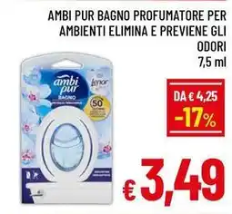 A&O Ambi pur bagno profumatore per ambienti elimina e previene gli odori offerta