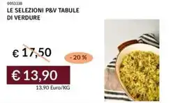 Prezzemolo e Vitale Le selezioni p&v tabule di verdure offerta