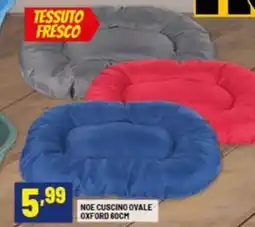 Risparmio Casa Noe cuscino ovale oxford 60cm offerta