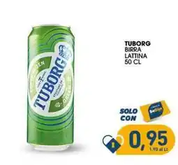 SeBón Supermercati Tuborg birra lattina offerta