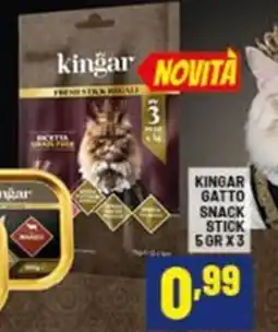 Risparmio Casa Kingar gatto snack stick offerta