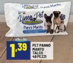 Risparmio Casa Pet panno manto talco 48 pezzi offerta