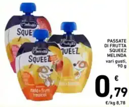 Spazio Conad Passate di frutta squeez melinda vari gusti offerta