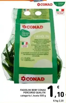 Spazio Conad Fagiolini boby conad percorso qualita offerta