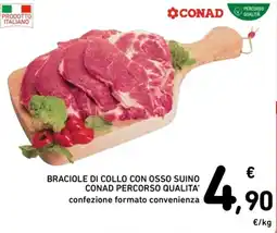 Spazio Conad Braciole di collo con osso suino conad percorso qualita offerta