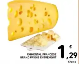 Spazio Conad Emmental francese grand pavois ENTREMONT offerta
