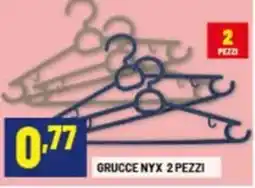 Risparmio Casa Grucce nyx 2 pezzi offerta