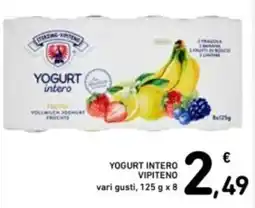 Spazio Conad Yogurt intero VIPITENO offerta
