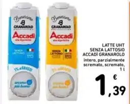Spazio Conad Latte uht senza lattosio accadi GRANAROLO offerta