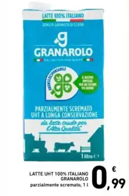 Spazio Conad Latte uht 100% italiano GRANAROLO offerta