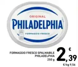 Spazio Conad Formaggio fresco spalmabile PHILADELPHIA offerta
