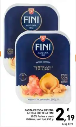 Spazio Conad Pasta fresca ripiena antica bottega FINI offerta