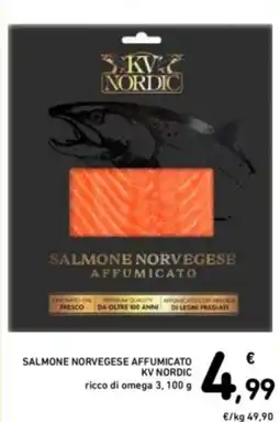 Spazio Conad Salmone norvegese affumicato KV NORDIC offerta